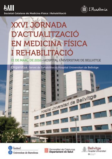 XXVI JORNADA D’ACTUALITZACIÓ EN MEDICINA FÍSICA I REHABILITACIÓ