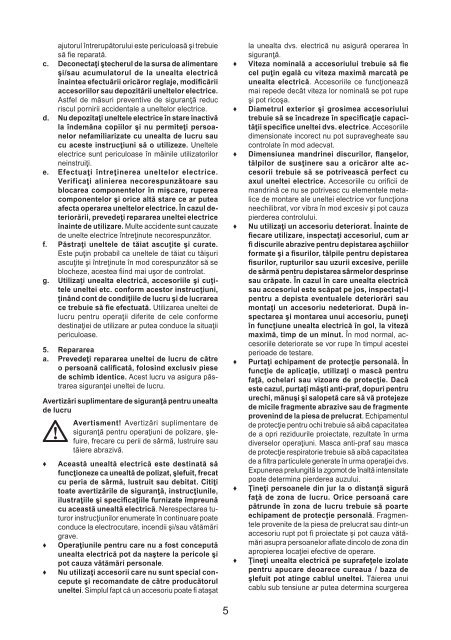 BlackandDecker Meuleuse Petit Diam&egrave;tre- Kg915 - Type 3 - Instruction Manual (Roumanie)