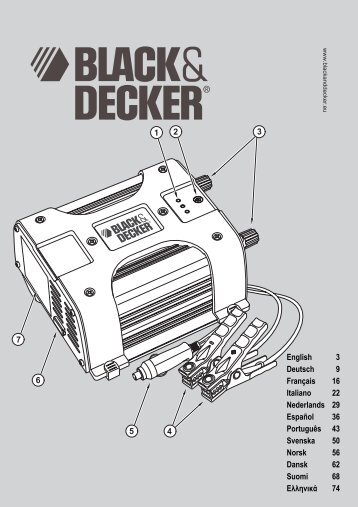 BlackandDecker Convertisseur De Courant- Bdpc750 - Type 1 - Instruction Manual (EuropÃ©en)