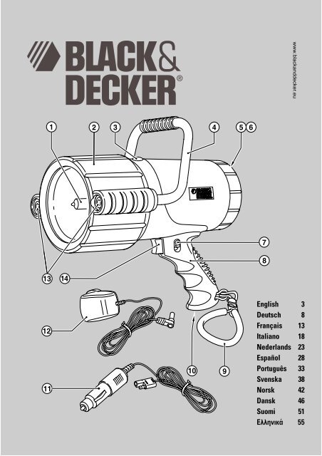 User manual Black & Decker BDV157 (English - 68 pages)