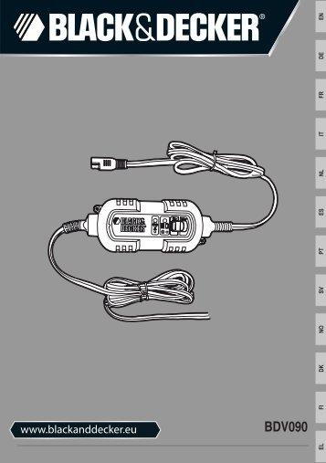 BlackandDecker Batterie De Renfort- Bdv090 - Type 1 - Instruction Manual (EuropÃ©en)