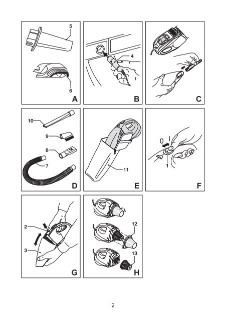 BlackandDecker Aspirateur Auto- Acv1205 - Type 1 - Instruction Manual (Roumanie)