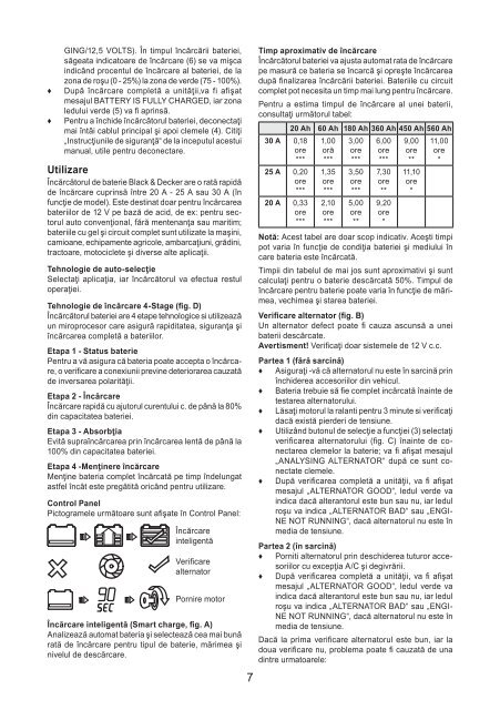 BlackandDecker Chargeur De Batterie- Bdsbc30a - Type 1 - Instruction Manual (Roumanie)