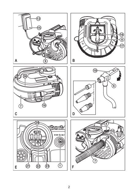 BlackandDecker Gonfleur- Asi500 - Type H2 - Instruction Manual (Roumanie)