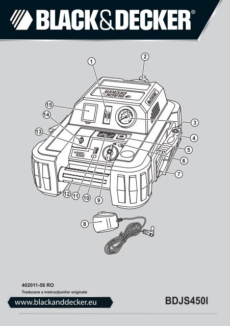 BlackandDecker Demarreur- Bdjs450i - Type 1 - Instruction Manual (Roumanie)