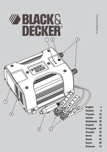 BlackandDecker Convertisseur De Courant- Bdpc400 - Type 1 - Instruction Manual (EuropÃ©en)