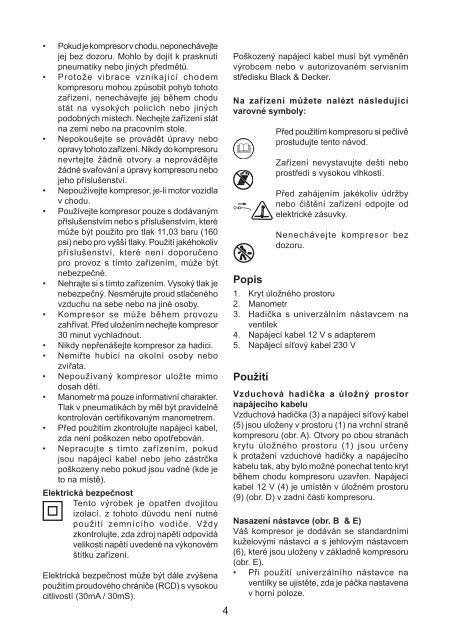 BlackandDecker Gonfleur- Asi300 - Type 2 - Instruction Manual (Tch&egrave;que)
