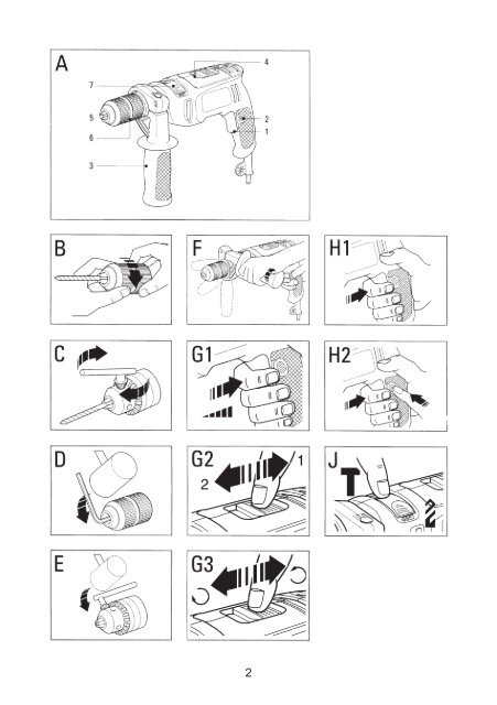 BlackandDecker Perceuse- Kr510re - Type 2 - Instruction Manual (Tch&egrave;que)