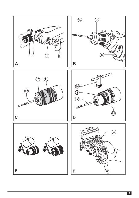 BlackandDecker Marteau Perforateur- Kr714cres - Type 2 - Instruction Manual (Lettonie)