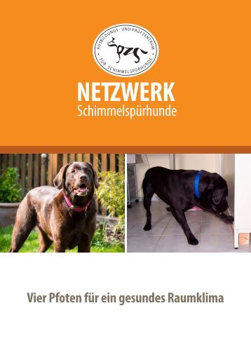 Netzwerk Schimmelspürhunde 2016