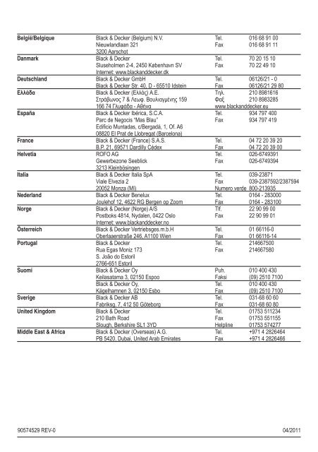 BlackandDecker Perceuse S/f- Asl148 - Type H1 - Instruction Manual (Europ&eacute;en)