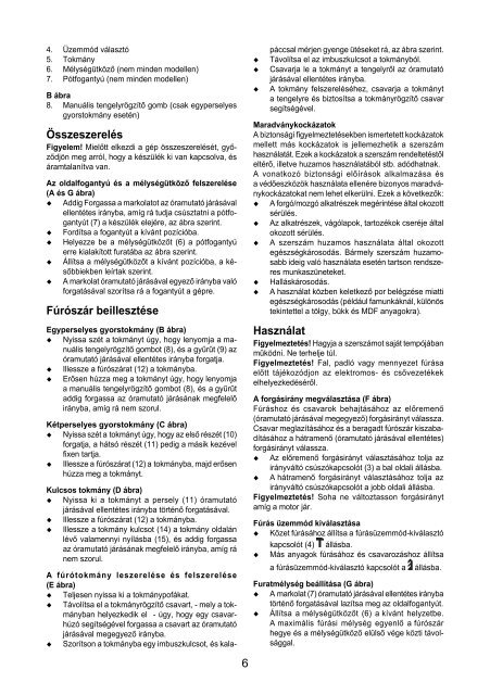BlackandDecker Marteau Perforateur- Cd714cres - Type 2 - Instruction Manual (la Hongrie)