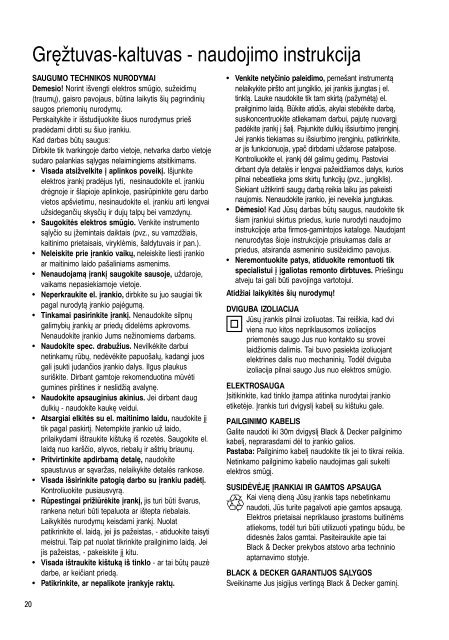 BlackandDecker Perceuse- Kd351cre - Type 1 - Instruction Manual