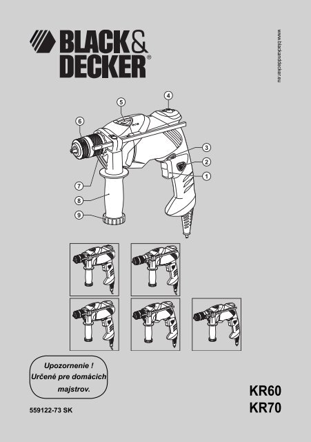 Image of Black & Decker KR60L direct website