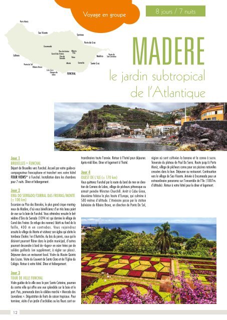 Brochure Portugal Madère Açores 2016