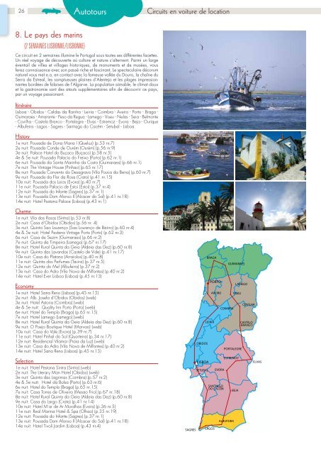 Brochure Portugal Madère Açores 2016