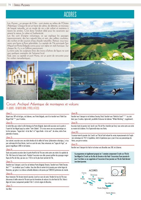 Brochure Portugal Madère Açores 2016