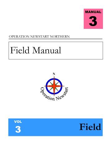 Field Manual Field - Operation Newstart Northern