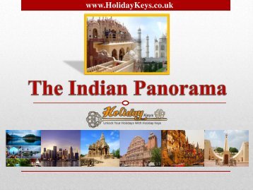 The Indian Panorama - HolidayKeys.co.uk