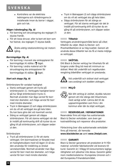 BlackandDecker Marteau Perforateur- Kr532 - Type 2 - Instruction Manual