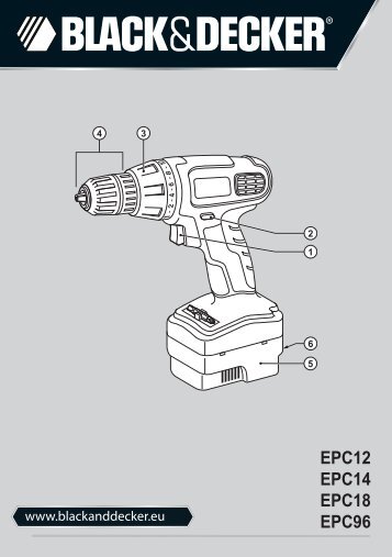 BlackandDecker Perc/vis/devis S/f- Epc96 - Type H1 - Instruction Manual (EuropÃ©en Oriental)