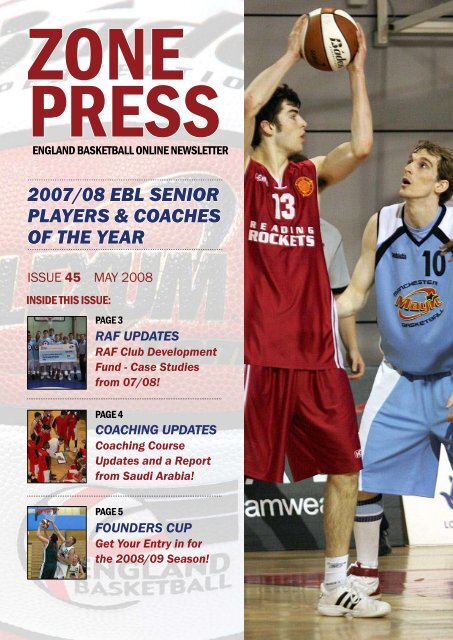 Zone press - England Basketball