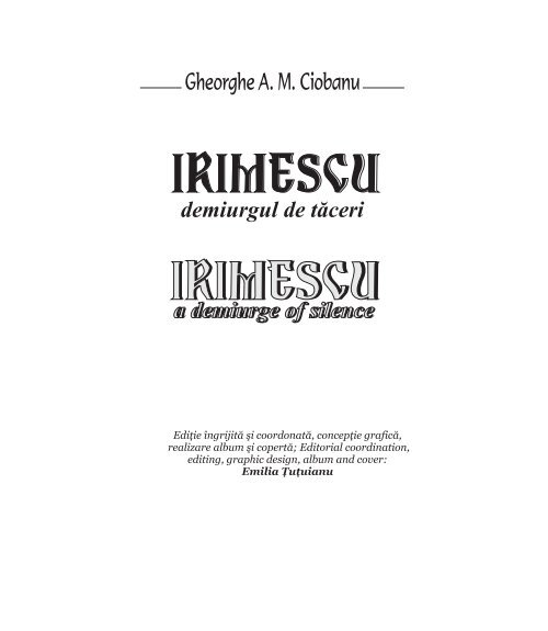 Volum Irimescu