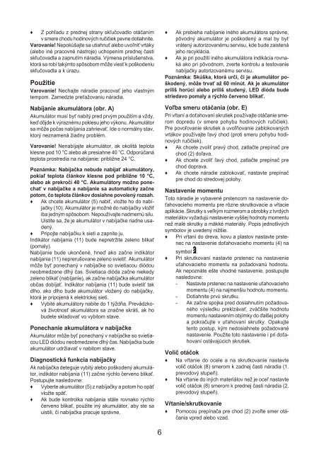 BlackandDecker Perc/vis/devis S/f- Hpl106 - Type H1 - Instruction Manual (Slovaque)