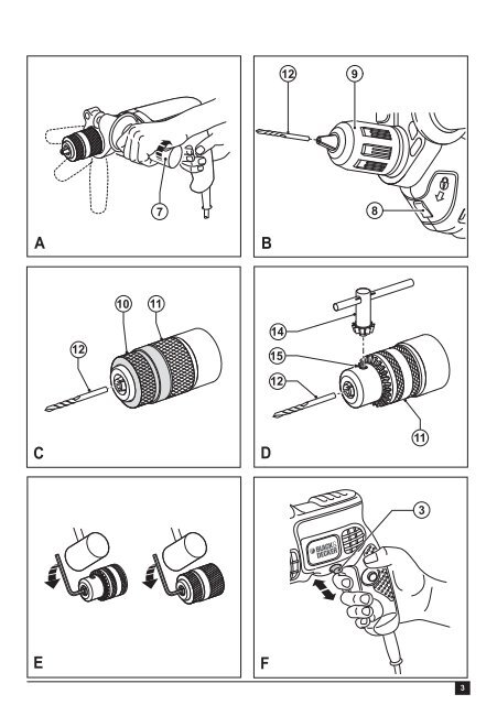 BlackandDecker Marteau Perforateur- Kr504re - Type 2 - Instruction Manual (Balkans)