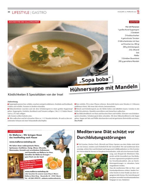 Die Inselzeitung Mallorca Februar 2016