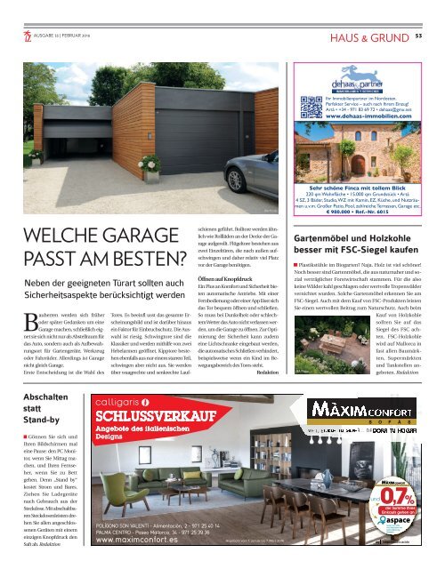 Die Inselzeitung Mallorca Februar 2016