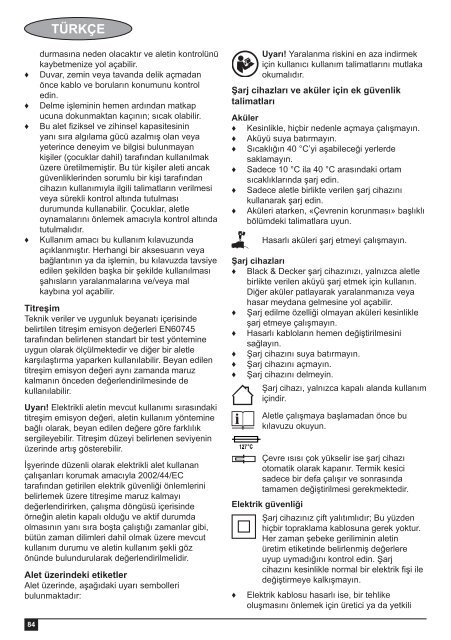 BlackandDecker Perceuse S/f- Epc186 - Type H1 - Instruction Manual (Europ&eacute;en Oriental)