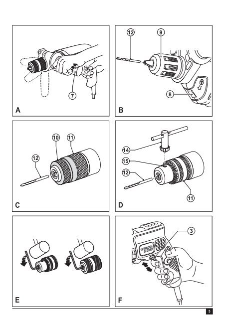 BlackandDecker Marteau Perforateur- Kr654cres - Type 1 - Instruction Manual (Balkans)