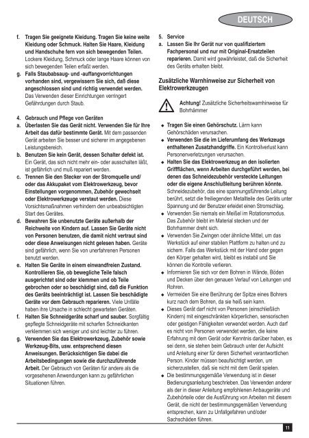 BlackandDecker Marteau Rotatif- Kd855 - Type 1 - Instruction Manual (Europ&eacute;en)