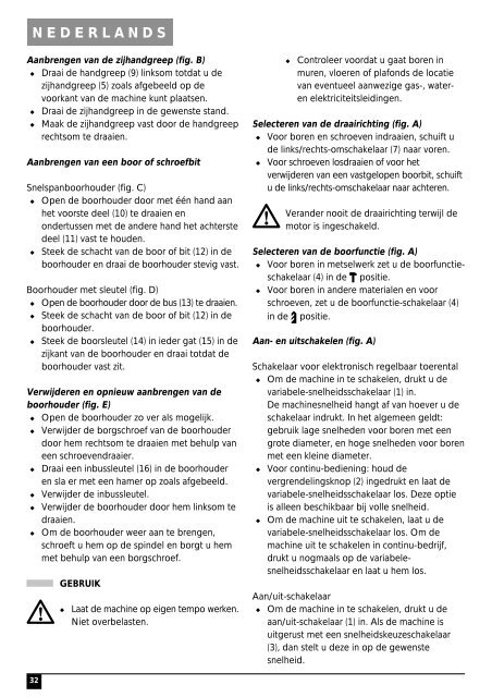 BlackandDecker Perceuse- Kr532 - Type 1 - Instruction Manual