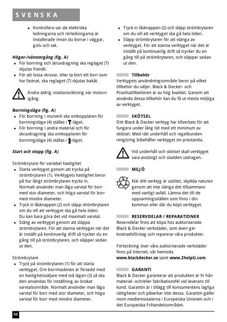 BlackandDecker Perceuse- Kr532 - Type 1 - Instruction Manual