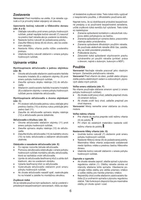 BlackandDecker Marteau Perforateur- Kr504cres - Type 2 - Instruction Manual (Slovaque)