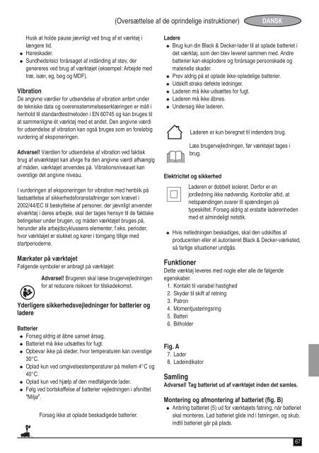 BlackandDecker Perceuse S/f- Epl143 - Type H1 - Instruction Manual (Europ&eacute;en)