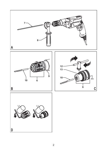 BlackandDecker Marteau Perforateur- Kr703 - Type 1 - Instruction Manual (Slovaque)