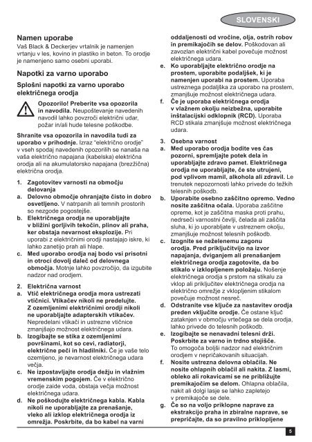 BlackandDecker Marteau Perforateur- Kr554cres - Type 1 - Instruction Manual (Balkans)