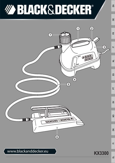 BlackandDecker Decolleuse Papier/pe- Kx3300 - Type 1-2 - Instruction Manual (Europ&eacute;en)