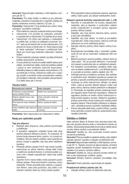 BlackandDecker Pistolet A Peindre- Hvlp200 - Type 1 - Instruction Manual (Tch&egrave;que)