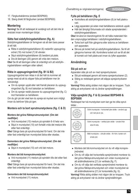 BlackandDecker Pistolet A Peindre- Bdps200 - Type 1 - Instruction Manual (Europ&eacute;en)