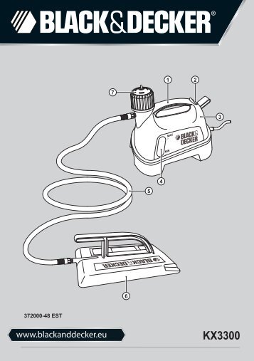 BlackandDecker Decolleuse Papier/pe- Kx3300 - Type 1-2 - Instruction Manual (EuropÃ©en Oriental)