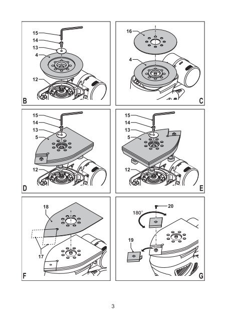 BlackandDecker Ponceuse Orbitale- Ka272 - Type 1 - Instruction Manual (Turque)