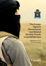 The Foreign Fighters Phenomenon and Related Security Trends in the Middle East
