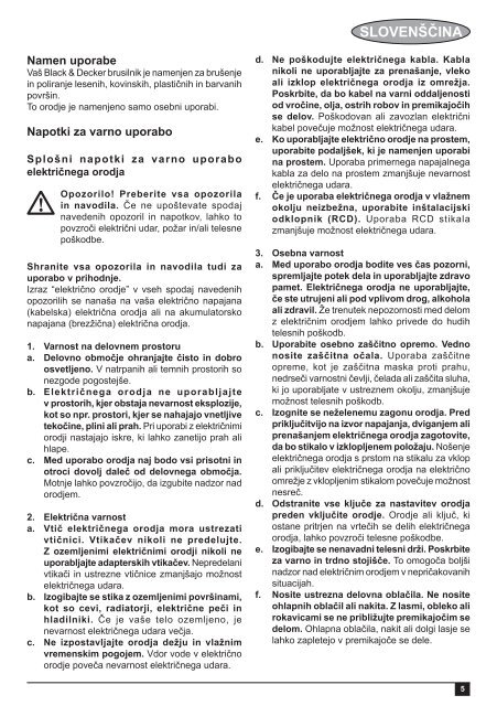 BlackandDecker Ponceuse Vibrante- Ka1000 - Type 1 - Instruction Manual (Balkans)