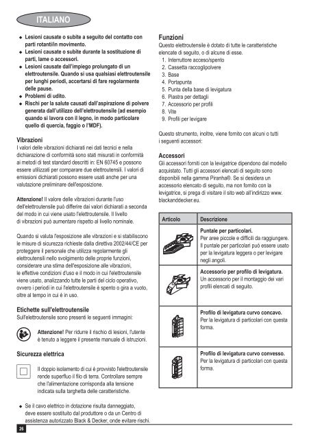 BlackandDecker Ponceuse Vibrante- Ka1000 - Type 1 - Instruction Manual (Europ&eacute;en)