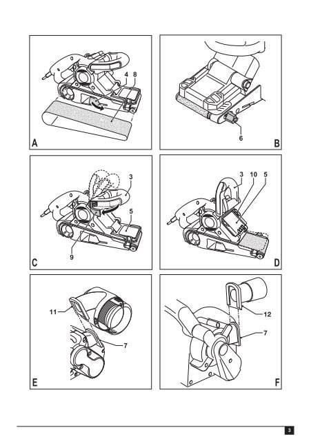 BlackandDecker Ponceuse A Bande- Ka88 - Type 3 - Instruction Manual (Balkans)