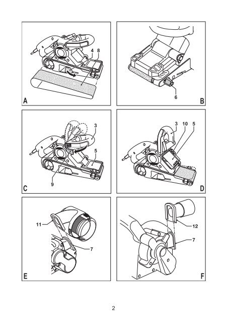 BlackandDecker Ponceuse A Bande- Ka88 - Type 1 - 2 - Instruction Manual (la Hongrie)